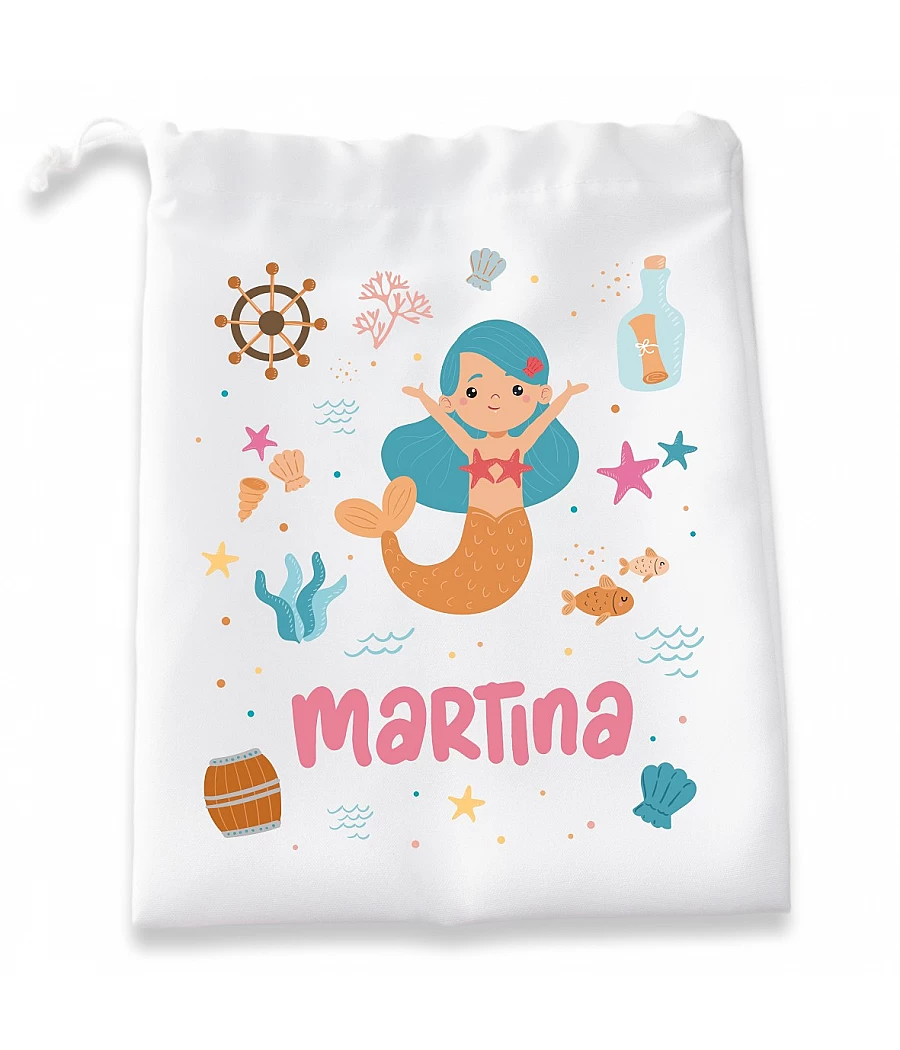 Bolsa con patrones Sirena