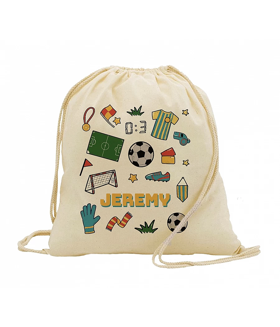 Mochila con patrones Fútbol