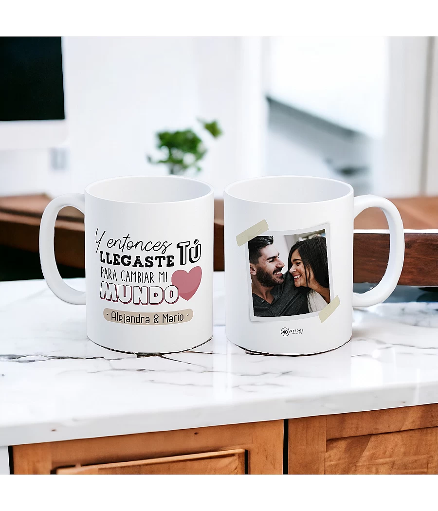 Taza personalizada con foto...