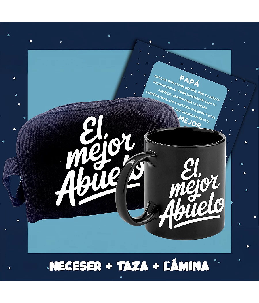 Día del Padre 2025 Taza y neceser Abuelo